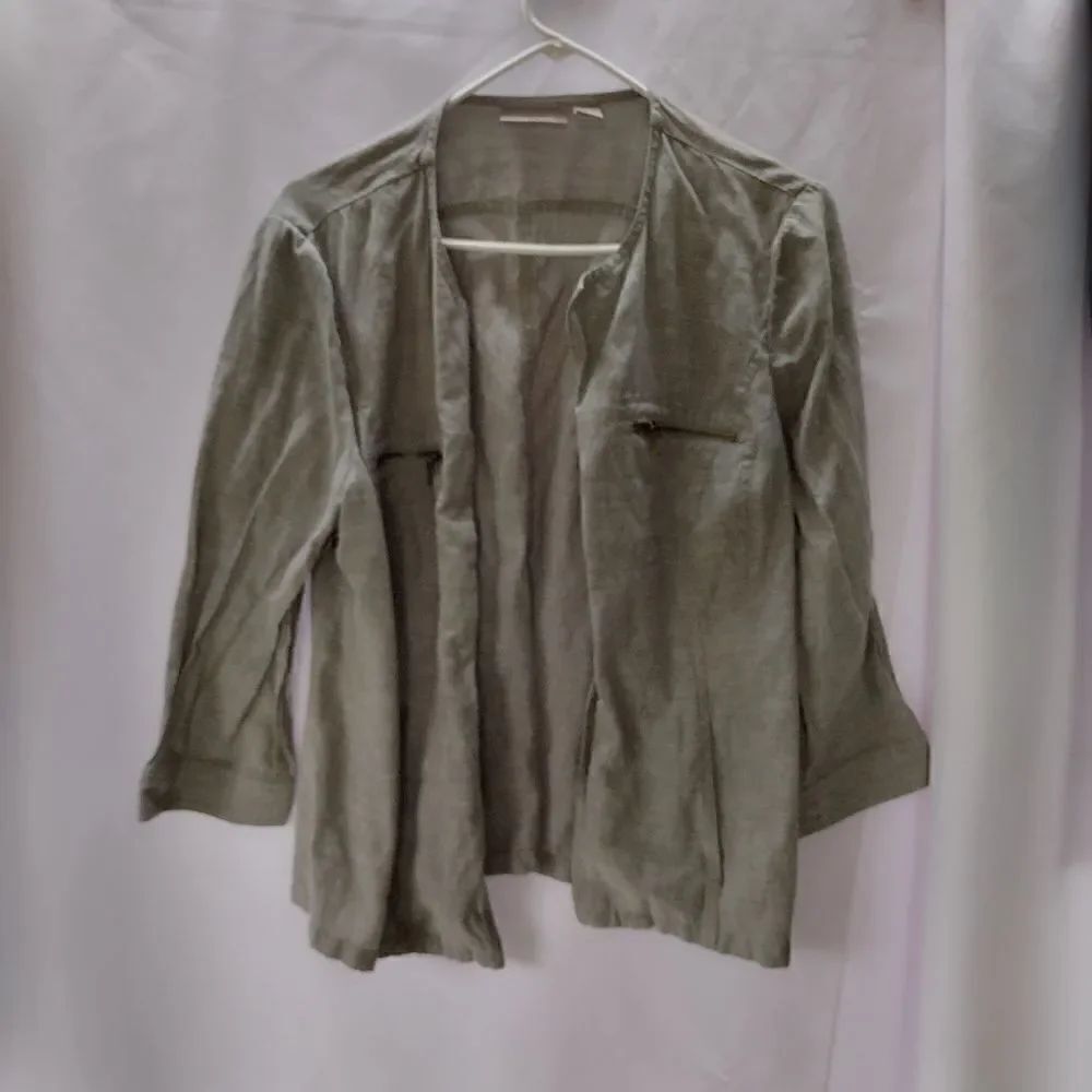 Chico's linen blazer